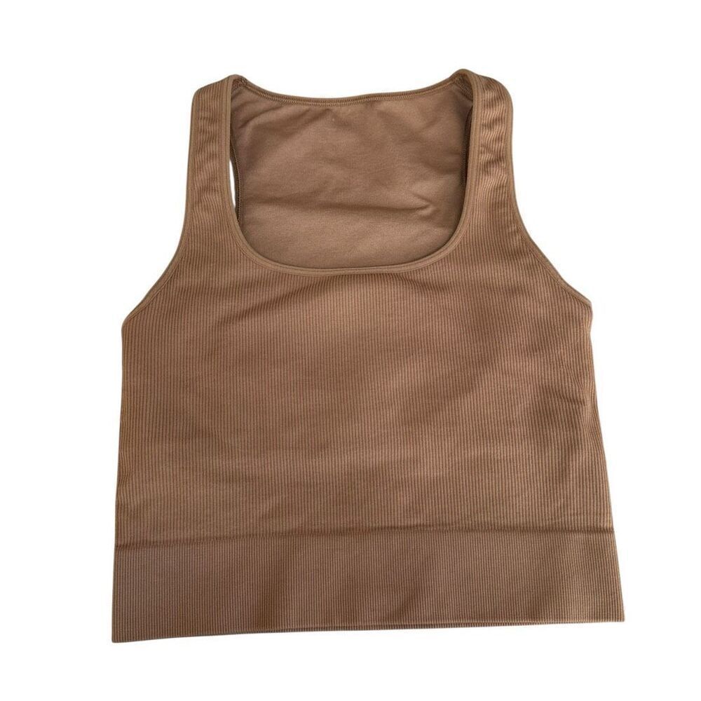 DSG Women's Momentum Seamless Cropped Tank Top ribbed size XXS NWT